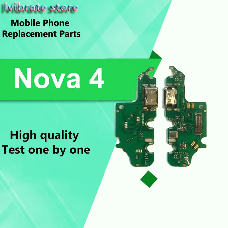 Плата зарядного устройства для Huawei Nova 4 USB гибкий кабель крышка док станции Nova4