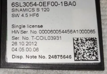 6SL3054-0EF00-1BA0 1
