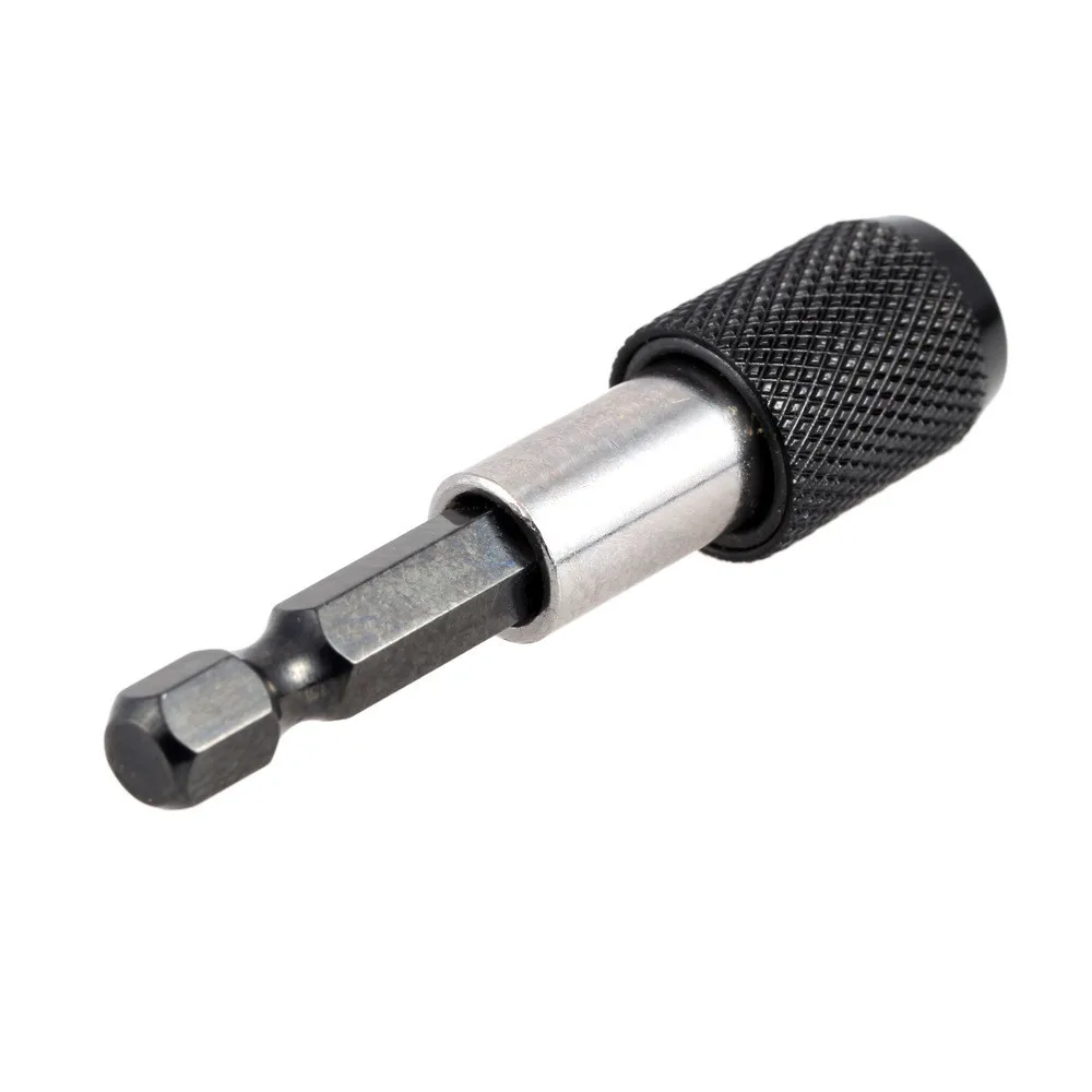 1//4/" QUICK RELEASE HEX DRIVE BIT HOLDER FOR SCREWDRIVER H40 60mm EXTENSION