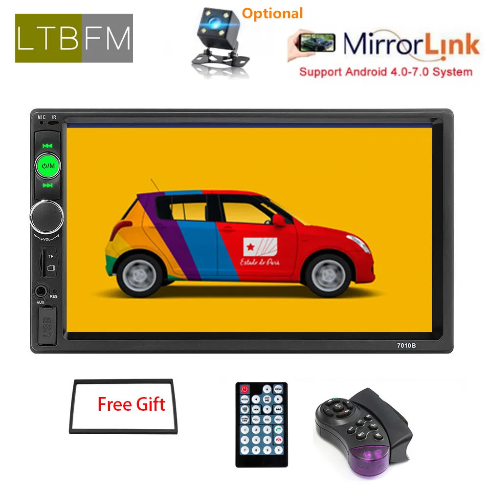 

LTBFM Car Radio 2 Din 7" Car Multimedia Player Universal Bluetooth Touch Screen MP5 Player Autoradio TF USB Car Stereo Universal