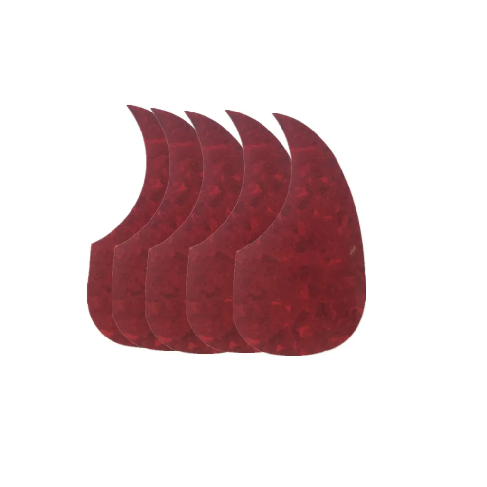FLEOR 5pcs Self adhesive PVC Acoustic Guitar Pickguard Pick Guard
