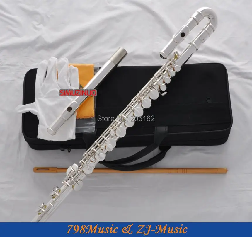 Professsional Alto Flute G key Silver Plated With Casein Flute from