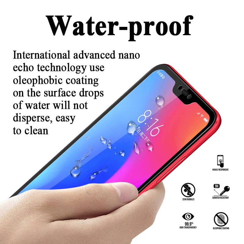 Защитное стекло для Xiaomi redmi note 6 pro 6a a закаленное ksiomi xiomi a6 6pro защитная пленка