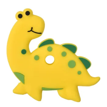 

Baby Teether Toy Silicone Cartoon Dinosaur Chewable Teether Comforting Toys for Toddler YH-17
