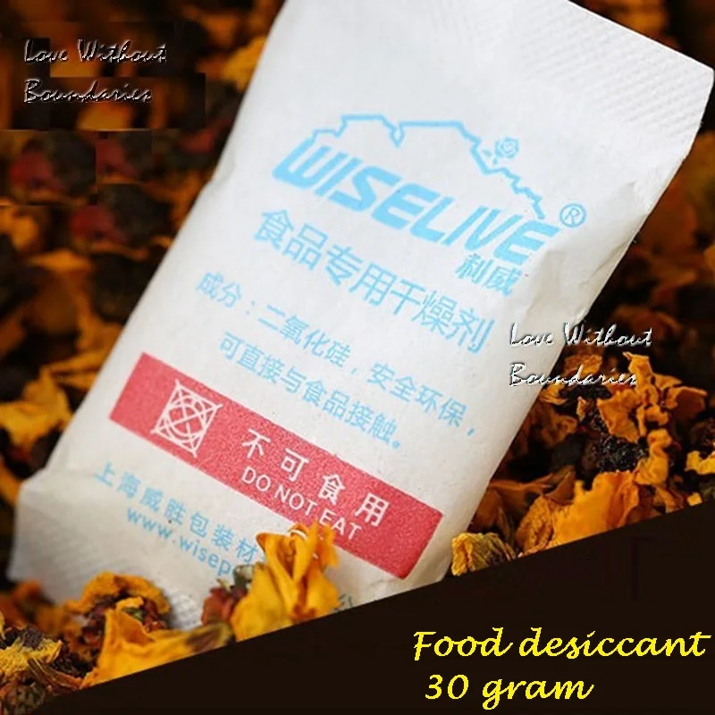

Food desiccant, dehumidification , Moisture-proof , SGS certification, Package : 30 gram x 10pcs, size 55mm x 115mm