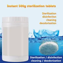 500 г мгновенная стерилизация таблетки хлорирования дезинфекции таблетки для бассейна HYD88
