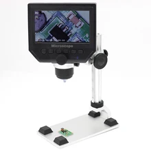 600X цифровой микроскоп электронный видео микроскоп 4,3 дюймов HD ЖК-дисплей паяльный телефон Rpair печатная плата BGA SMT Microscopio