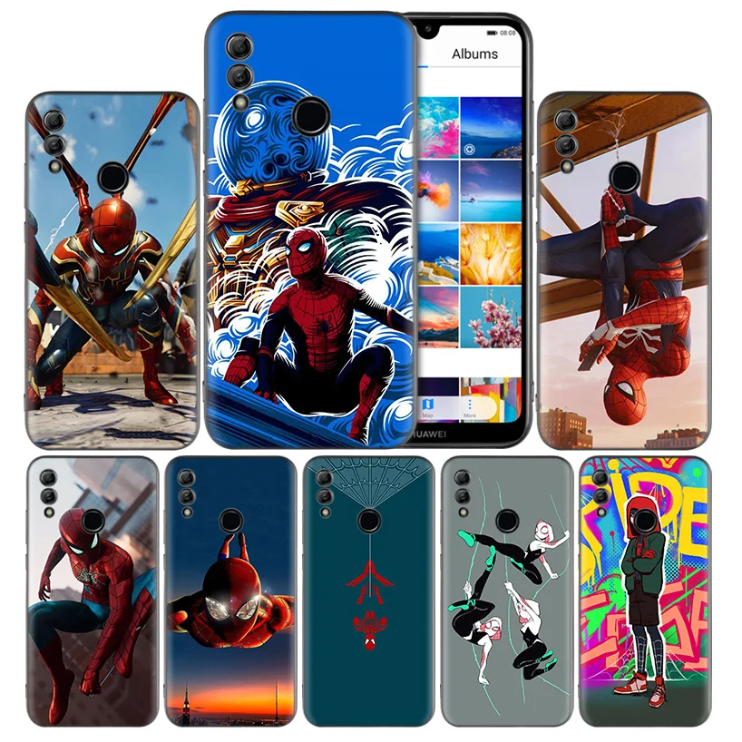 

spider man far from home Silicone Case Cover for Huawei Honor 8X 8C 8A 8S 10 10i 20i 20 Play Y9 Y7 Y6 Y5 Lite Pro 2018 2019 Capa