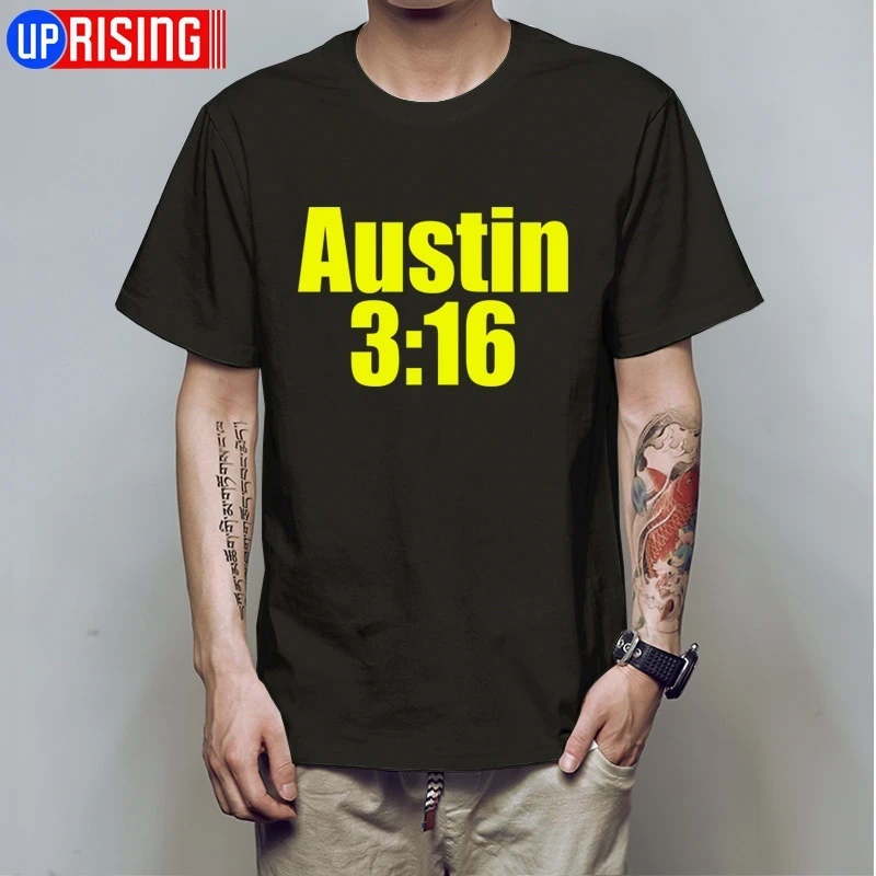 ستون كولد ستيف أوستن 3:16 تي شيرت المصارعة مروحة مستوحاة الاطفال رجل هدية الرجال أعلى المحملات HB109 ستون كولد ستيف أوستن 3:16 تي شيرت المصارعة مروحة مستوحاة الاطفال رجل هدية الرجال أعلى المحملات HB109