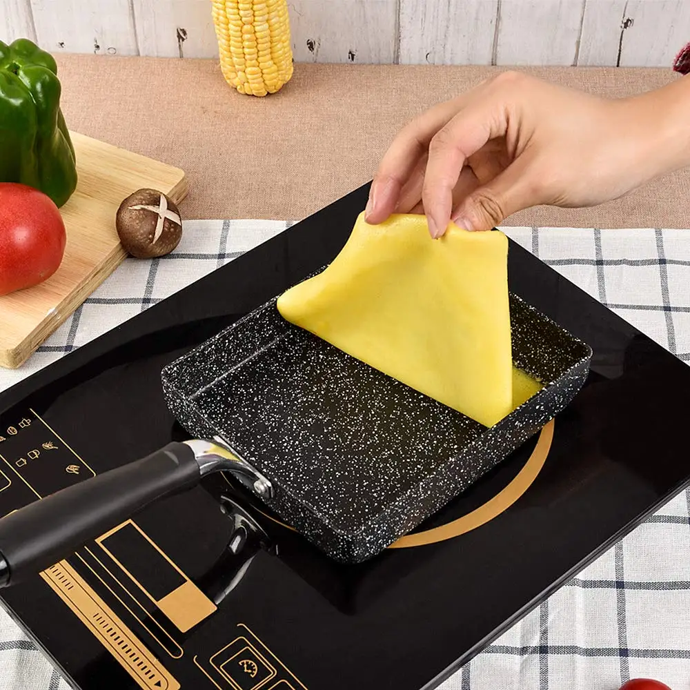 MyLifeUNIT Breakfast Omelette Pan Non-Stick Japanese Egg Rolled Frying Pot Tamagoyaki Egg Pan Kitchen Cooking Tools MyLifeUNIT Breakfast Omelette Pan Non-Stick Japanese Egg Rolled Frying Pot Tamagoyaki Egg Pan Kitchen Cooking Tools