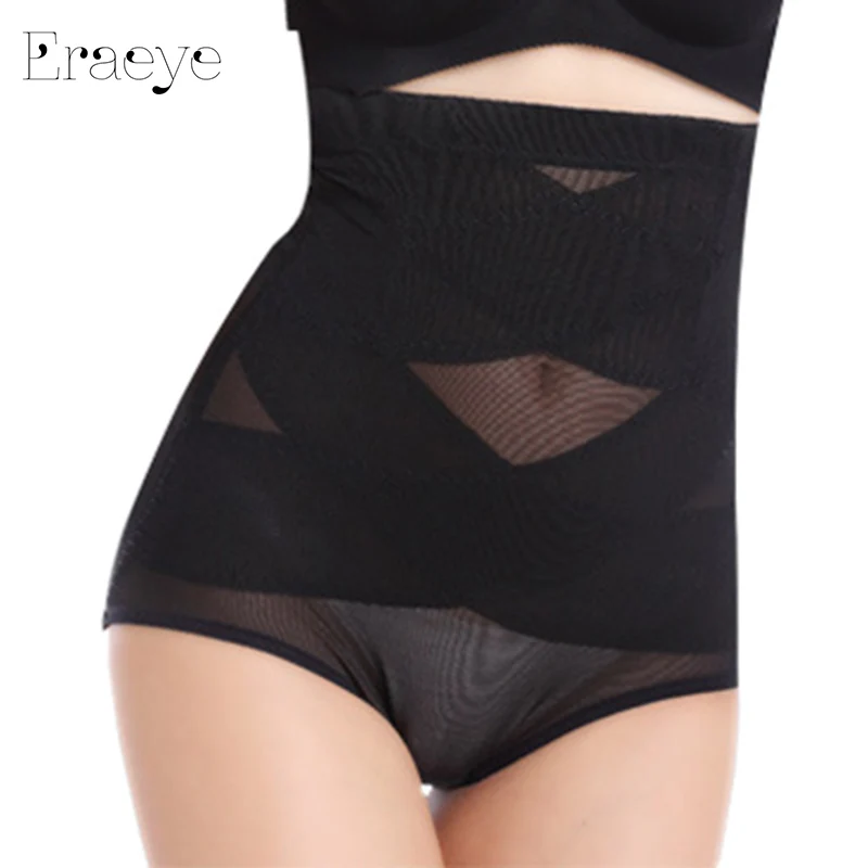 ERAEYE Sexy Slimming High Waist Underwear Women Shapewear Briefs Thin Mid-lumbar Abdomen Hips Slimming Newest