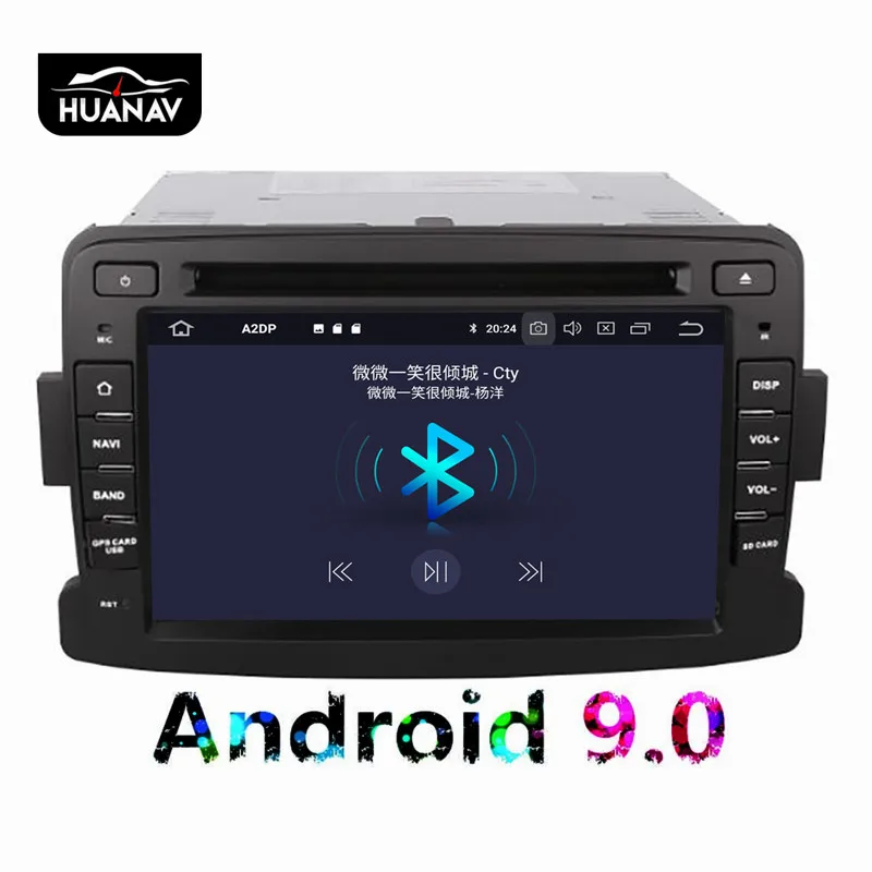 Excellent DSP Android 9.0 Car DVD Player GPS Navigation For Renault Duster 2012 2013 Auto Car radio player stereo headunit tape multimedia 3