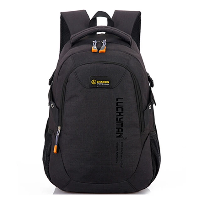 Школьные сумки для подростков, школьный рюкзак для мальчиков и девочек, рюкзак для мужчин и женщин, рабочий дорожный рюкзак для ноутбука Mochila - Цвет: Черный