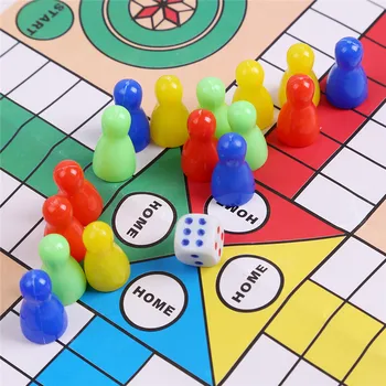 

Folding Snake Chess Toys For Children Portable Snakes And Ladders Puzzle Game Preschool Training