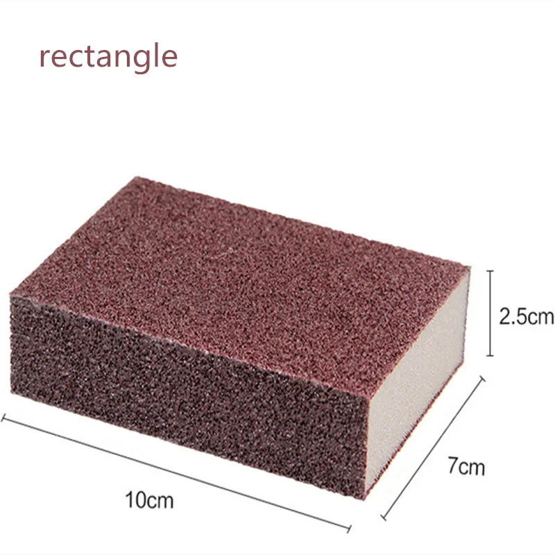 Волшебная сильная щетка для обеззараживания, губка, ластик, нано губка Наждачная для удаления ржавчины, чистящая щетка, щетка для очистки от накипи, для кухни - Цвет: Rectangle