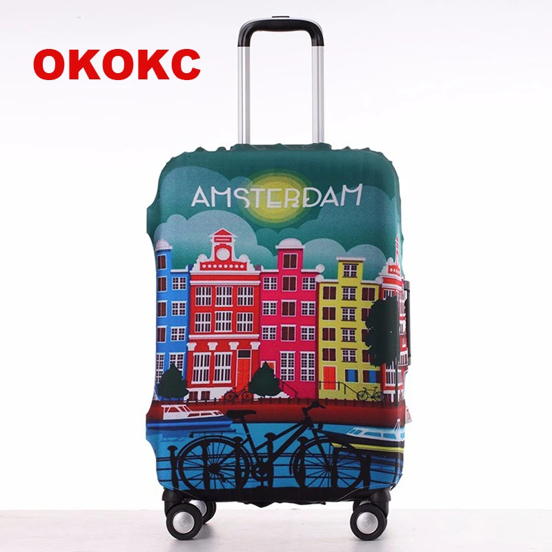 

OKOKC Travel Luggage Suitcase Protective Cover, Stretch, made for S/M/L/XL, Apply to 18-30inch Cases, Travel Accessories