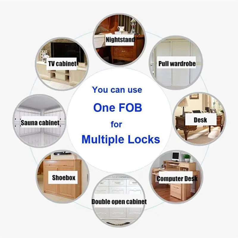 

Invisible Hidden RFID Free Opening Intelligent Sensor Cabinet Lock Locker Wardrobe Shoe Cabinet Drawer Door Lock Electronic Da