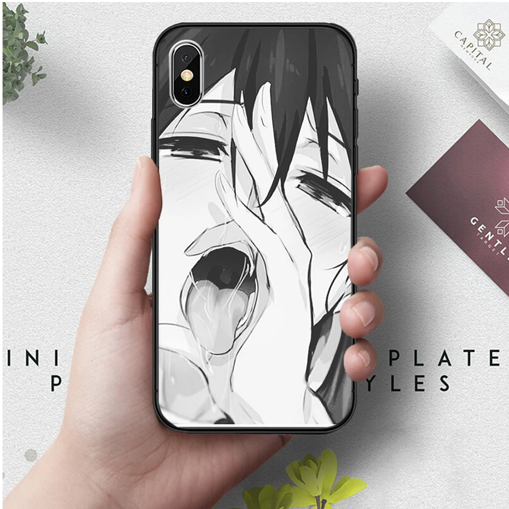 Аниме девушка мультфильм Япония Coque силиконовый чехол для iPhone 5 5S 6 6S Plus 7 8 11 Pro X XS Max XR - Цвет: 2