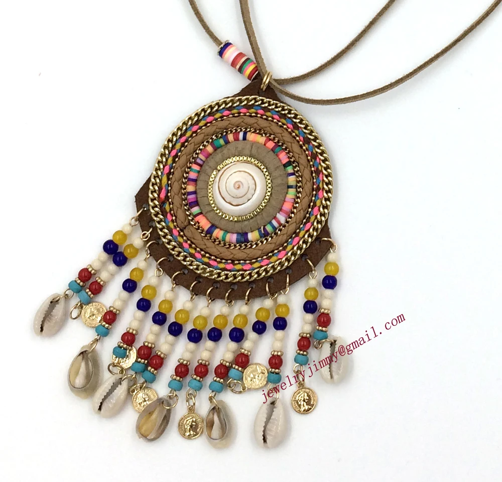 2015 New personalized handmade hawaiian jewelry wholesaler statement  dream catcher Bib long vintage  Necklaces for women