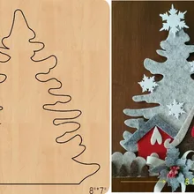 Рождественская елка DIY штампы деревянные штампы/скрапбук прессформы/режущий инструмент штампы/YT0161