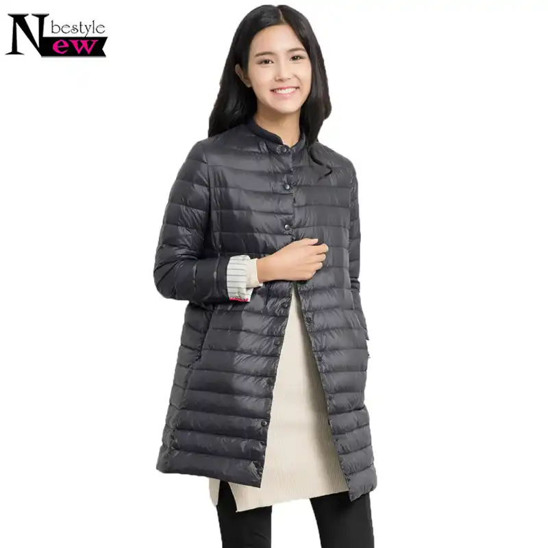 Slim fit down parka