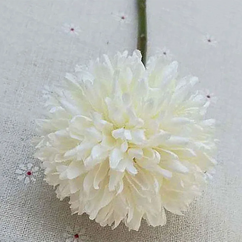 Маленький помпон Романтический искусственный Одуванчик цветы искусственный цветок ветка Свадьба Фотография DIY Рождество украшение дома