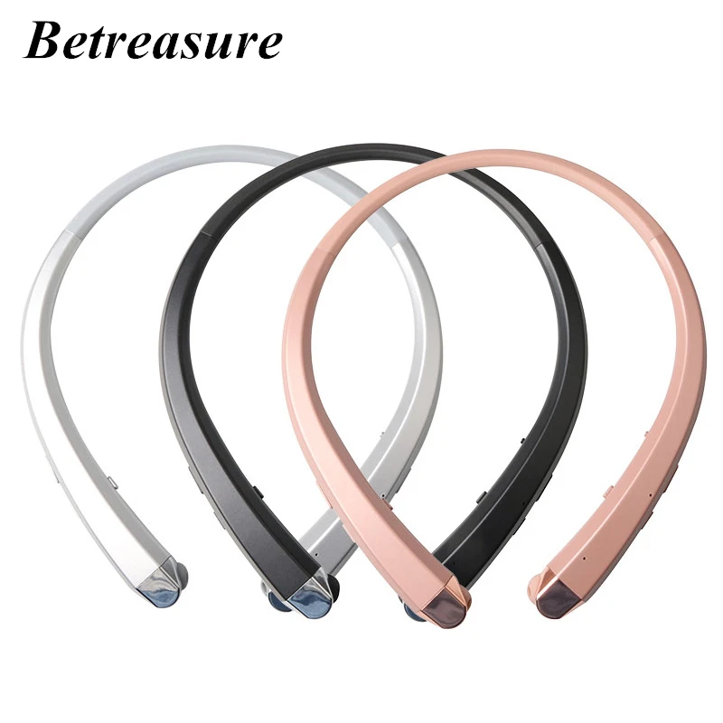 Betreasure HBS913 Bluetooth беспроводной наушники Спорт Бег шейным гарнитура стерео с