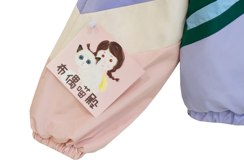 Милые японские детские толстовки для девочек с забавной вышивкой; Одинаковые цвета; Kawaii; свитер с героями мультфильмов; милые свободные толстовки для студентов; Sudadera Mujer