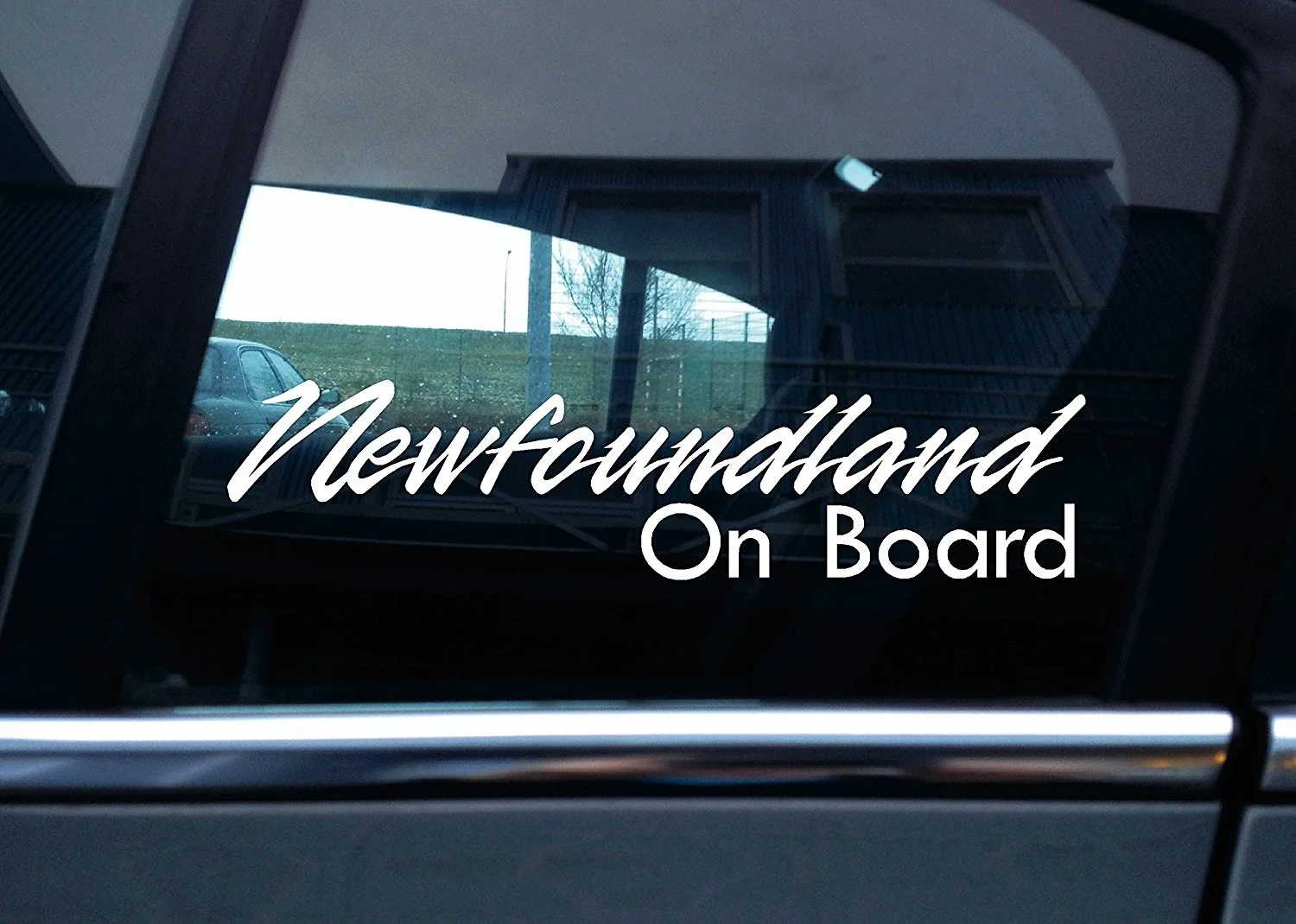 

For Newfoundland on board dog, car vinyl sticker Car Styling