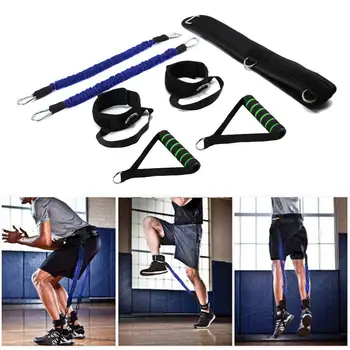 

Resistance Band Fitness Power Guidance Booty Arm Exercise Belt Handle For Jump Training Workout Leg Bounce Tennis Trainer