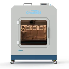 Industrial Creatbot 3d printer D600 Dual extruder 600*600*600mm Large Size Metal Printer 3.0mm ABS PLA filaments