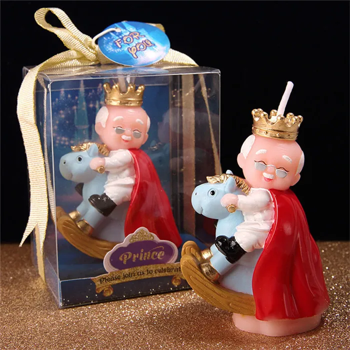 Бездымные Ароматические творческие старый король& Старый королева торт Украшенные свечи для Свадебные подарки Детские свечи на день рождения - Цвет: king