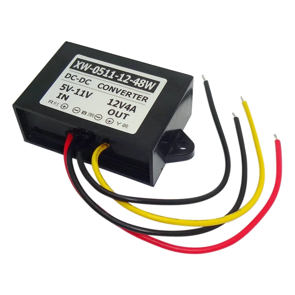 DC 5V 6V 7V 8V 9V 10V 11V Step Up To 12V 24W Car Power DC-DC Converter Regulator