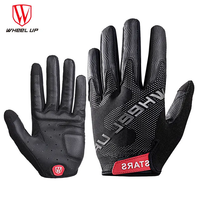 Buy WHEEL UP Pu Leather Cycling Gloves Full Finger