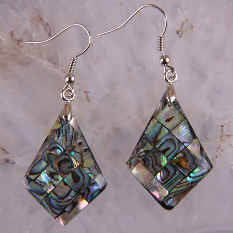 

New Zealand Abalone Shell Earrings Jewelry For Gift T012