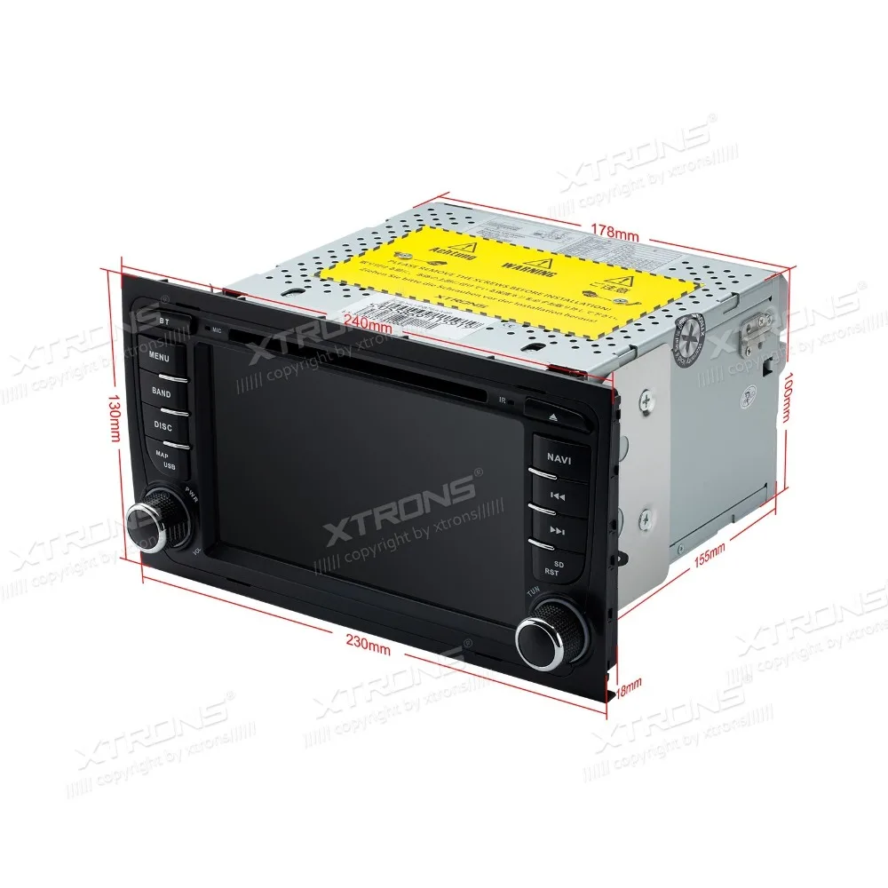 Flash Deal XTRONS 7" Android 8.0 Octa Core GPS Radio Car DVD Player for Audi A4 S4 B6 B7/RS4 2002 2003 2004 2005 2006 2007 2008/SEAT Exeo 4