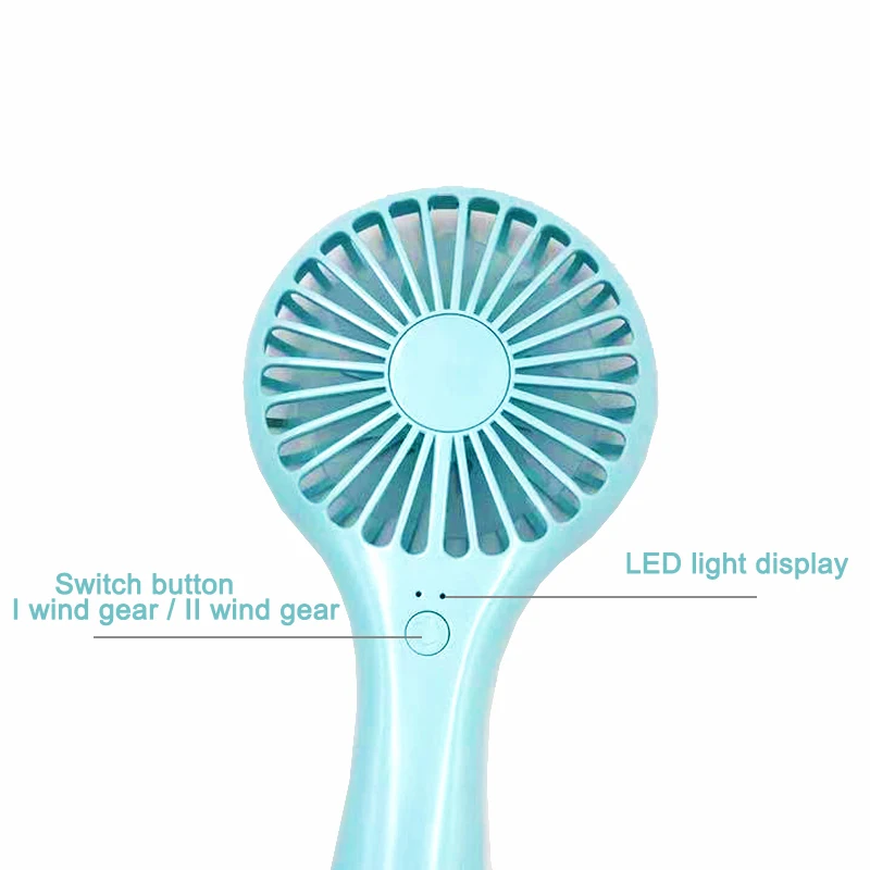 Portable Mini Fan USB Rechargeable 7 Blades Cooler Cooling removable Handheld Fan Ventilador Super Mute Silent Electric Fan  (8)
