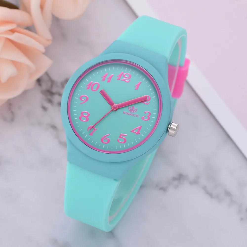 Duobla Лидер продаж силиконовый ремешок модные женские аналоговые кварцевые часы из Сплава Женские повседневные наручные часы 30Q