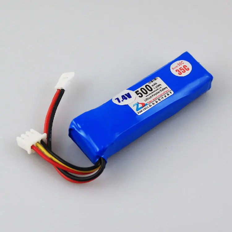 Bateria de Polímero de Lítio de Energia Núcleo de 701855 Novo Helicóptero Aeromoing Ferramenta Li-ion Recarregável Elétrica Celular no 500mah 7.4v - Image 4