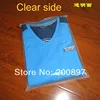 50pcs Zipper top 26*37cm moisture proof apparel shirt PVC plastic packaging bags 3