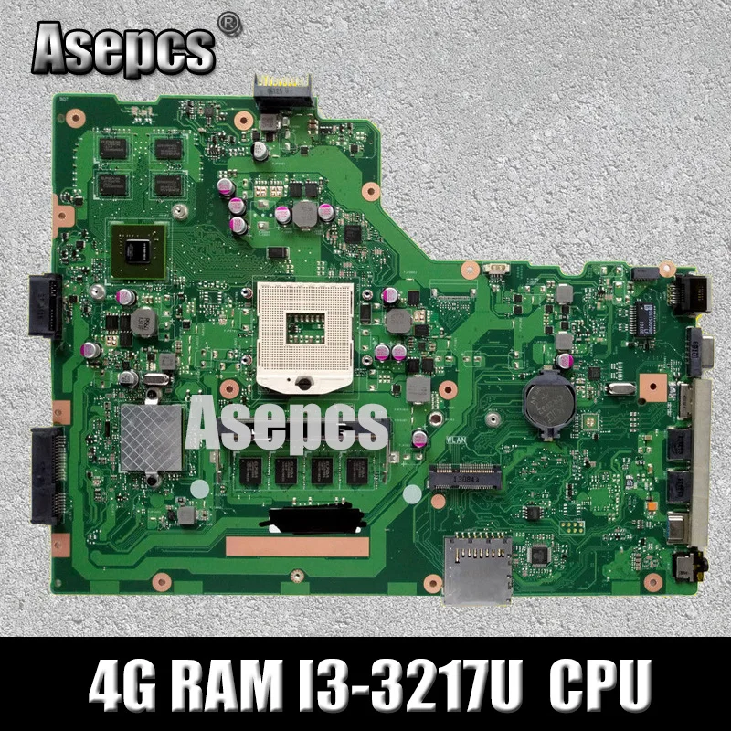 

X75VC Laptop motherboard for ASUS X75VC X75VB X75VD X75V F75V Test original mainboard 4G RAM I3-3217U CPU GT720M HM76