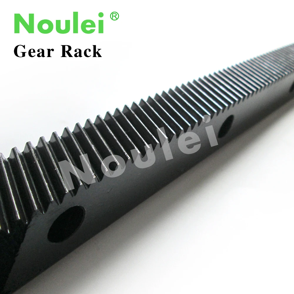 Noulei 1,25 Mod CNC 1400mm 670mm estante de engranaje helicoidal y Mod juego de engranajes de piñón de acero metálico para CNC máquina