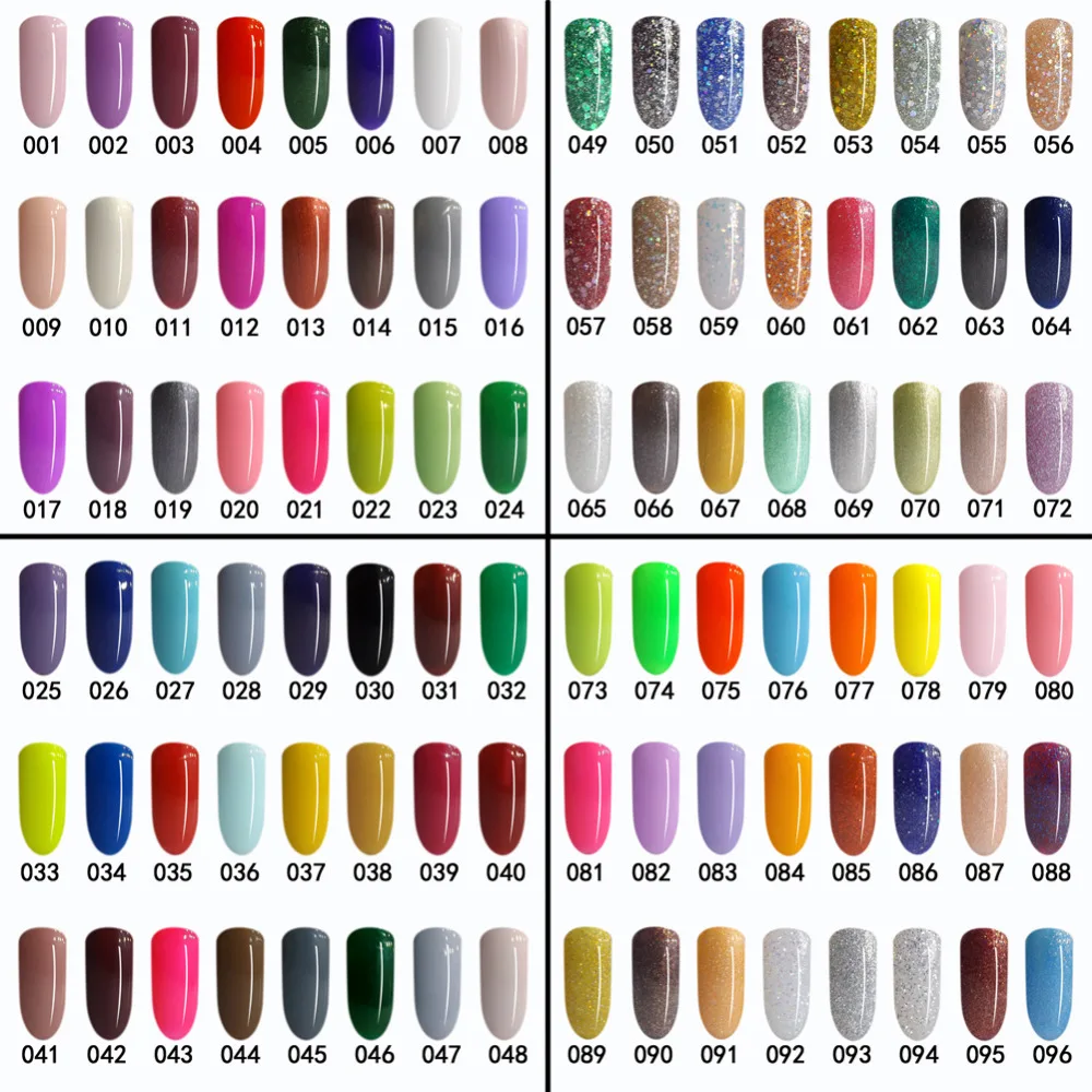 Маникюрный набор для ногтей, набор гель-лаков, 8 цветов, УФ-Гель-лак, 36 Вт, светодиодный, лампа, Гель-лак, набор для ногтей, УФ-машинка