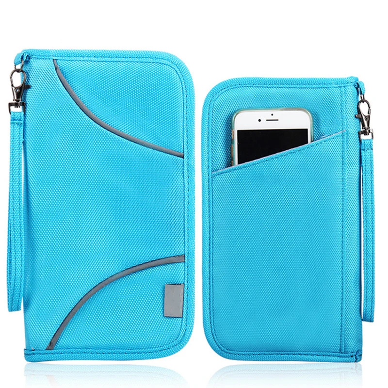 

Travel Wallet Passport Holder RFID Organiser Waterproof Multi Function Pouch For Cards Documents Money Credit Card Cover Case