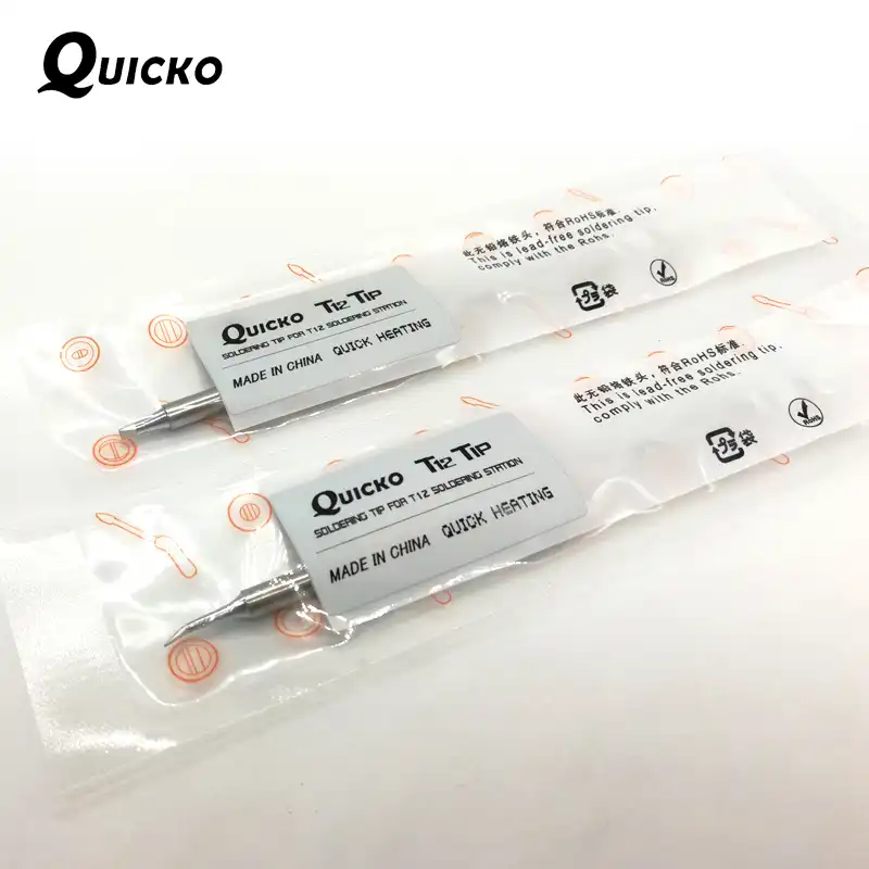 10pcs//Kit T12 Series Soldering Iron Tips T12-D24 BC2 C4 B2 KU ILS BL BC1 K JI02
