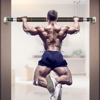 

Door Horizontal Bars Steel 200kg Adjustable Home Gym Workout Exercise Upper Limb Strength Pectoral Muscles Wrist Force Arm