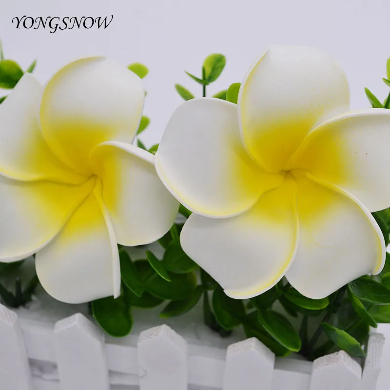 50 шт./лот 5~ 7 см Плюмерия ПЭ Пена Frangipani искусственные цветы для дома и сада декоративные принадлежности Свадебные вечерние украшения