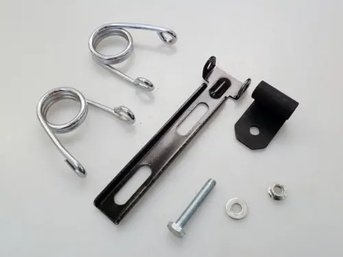 

Black Solo Seat Mount Kit Swivel Bracket w/ 2" Spring for Harley Softail Custom