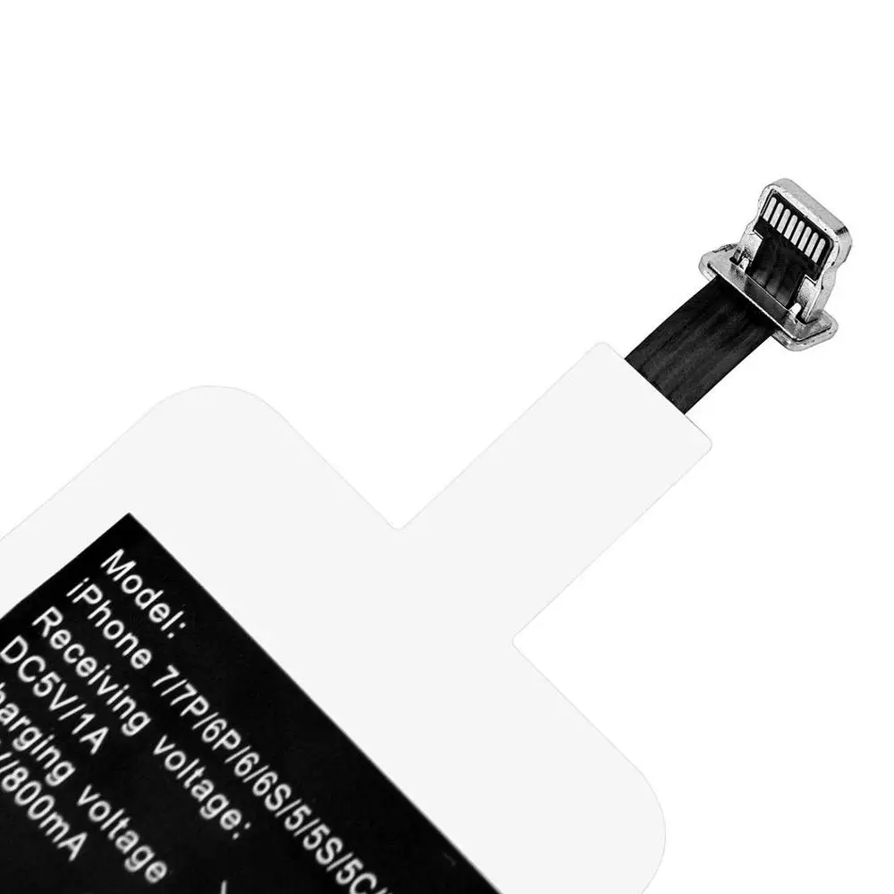 JKING Беспроводное зарядное устройство приемник катушка Накладка для iPhone 5 5S SE 6 6S