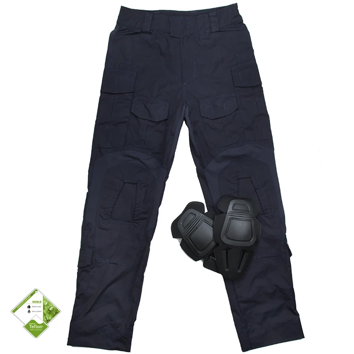 

G3 Navy Combat Pants With Knee Pads NYCO Teflon Tactical Pants Men+Free shipping(STG051027)